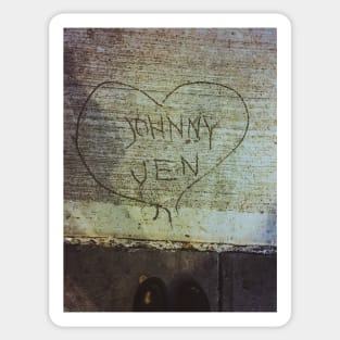 Johnny & Jen Sticker